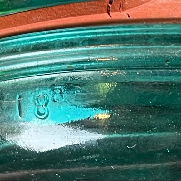 Vintage Ball Ideal eagle mason jar in teal. - Picture 5 of 7